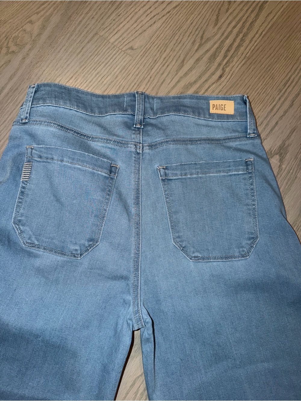 PAIGE light blue wide leg jeans Sz 27 - Picture 5 of 5